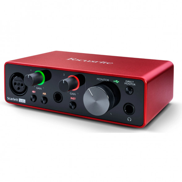 Внешняя звуковая карта FOCUSRITE Scarlett Solo 3rd Gen в Таганроге