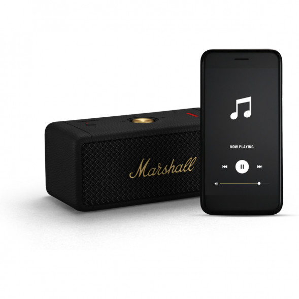 Портативная акустика Marshall Emberton II, 20 Вт, Black/Brass в Таганроге