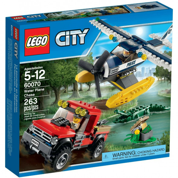 Конструктор LEGO City 60070 Погоня на полицейском гидроплане в Таганроге