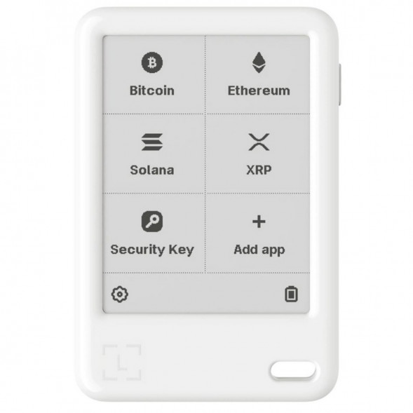 Комплект Криптокошелек Ledger Nano Gen5, белый + Декоративные бейджи (Set 3) в Таганроге