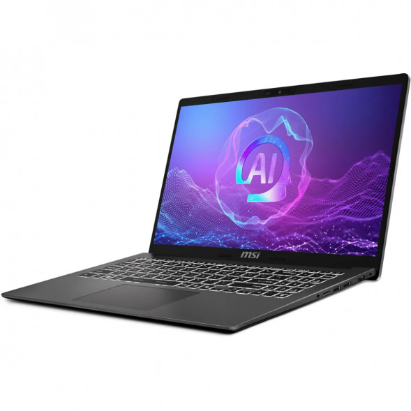 Ноутбук MSI Modern A15 AI+ F3HMG-040XRU (15.6&amp;quot;, IPS, AMD Ryzen AI 5 330 2ГГц, 4-ядерный, 16ГБ DDR5, 512ГБ SSD, AMD Radeon 820M, без ОС), серый в Таганроге
