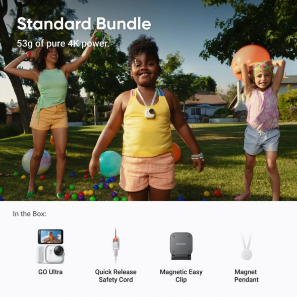 Экшн-камера Insta360 GO Ultra Standard Bundle, White в Таганроге