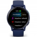 Умные часы Garmin Vivoactive 5, синие с металлически-синим безелем и силиконовым ремешком 010-02862-12 в Таганроге