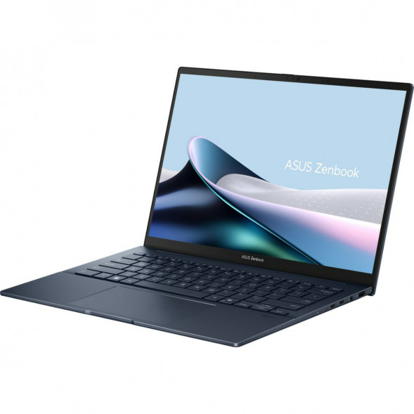 Ноутбук ASUS Zenbook 14 UX3405CA-ST1350 (14&amp;quot;, OLED, Intel Core Ultra 5 225H 1.7ГГц, 14-ядер, 16ГБ LPDDR5x, 512ГБ SSD, Intel Arc 130T, без ОС), синий в Таганроге