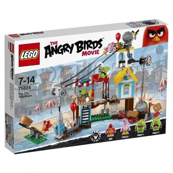 Конструктор LEGO Angry Birds 75824 Разгром Свинограда в Таганроге