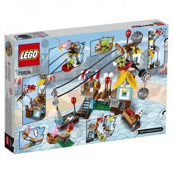 Конструктор LEGO Angry Birds 75824 Разгром Свинограда в Таганроге