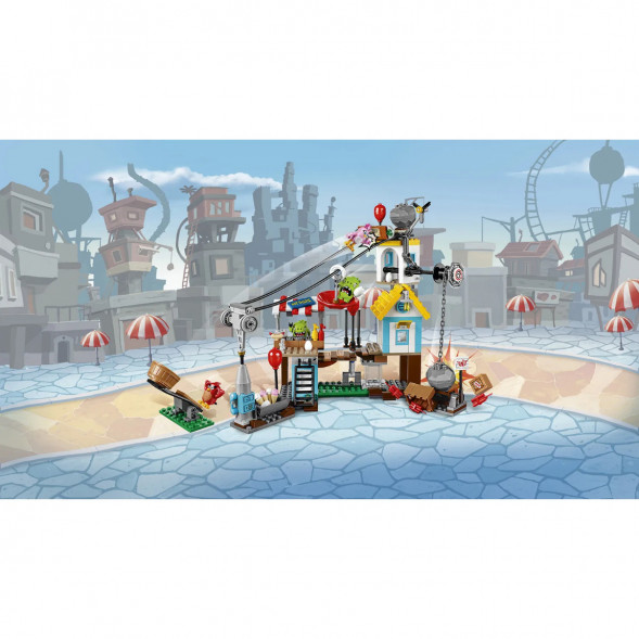 Конструктор LEGO Angry Birds 75824 Разгром Свинограда в Таганроге