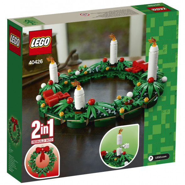 Конструктор LEGO 40426 Сувенирный набор «Рождественский венок» 2 в 1 в Таганроге