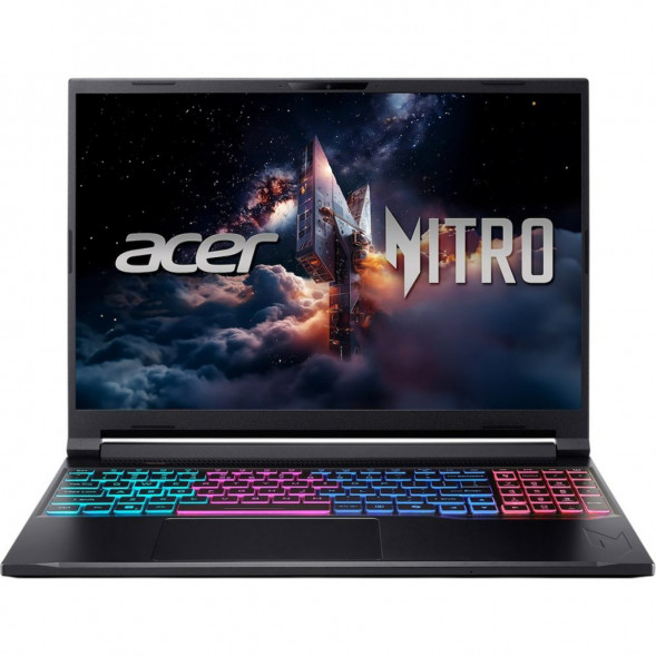Ноутбук Acer Nitro V 16S ANV16S-71-71MF (16&amp;quot;, IPS, Intel Core 7 240H 2.5ГГц, 10 ядер, 16Гб DDR5, 1Тб SSD, RTX 5060 8Гб, Windows 11 Pro), черный в Таганроге