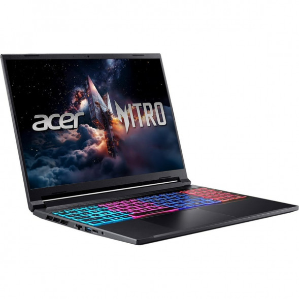 Ноутбук Acer Nitro V 16S ANV16S-71-71MF (16&amp;quot;, IPS, Intel Core 7 240H 2.5ГГц, 10 ядер, 16Гб DDR5, 1Тб SSD, RTX 5060 8Гб, Windows 11 Pro), черный в Таганроге