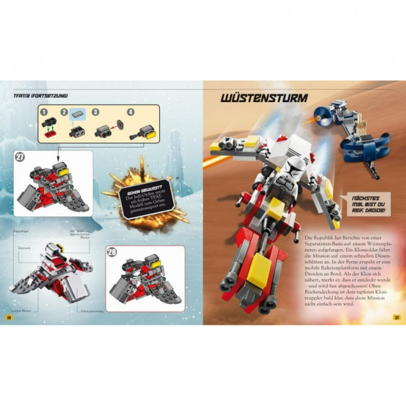 Книга и набор кубиков LEGO Star Wars Buch &amp;amp; Steine-Set Fur 8 einmalige Lego Modelle! в Таганроге