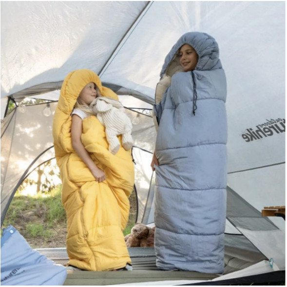 Спальный мешок Naturehike C180 (190x75см), голубой в Таганроге
