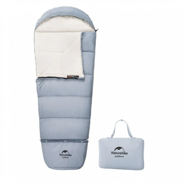 Спальный мешок Naturehike C180 (190x75см), голубой в Таганроге