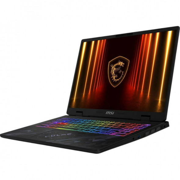 Ноутбук игровой MSI Pulse A16 AI+ C3HWGKG-030XRU (16&amp;quot;, IPS, AMD Ryzen AI 7 350 2ГГц, 8 ядер, 32ГБ DDR5, 1ТБ SSD, NVIDIA GeForce RTX 5070, TGP 115Вт, FreeDOS) черный в Таганроге