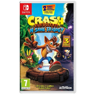 Игра Crash Bandicoot N-Sane Trilogy для (Switch, английский язык) в Таганроге