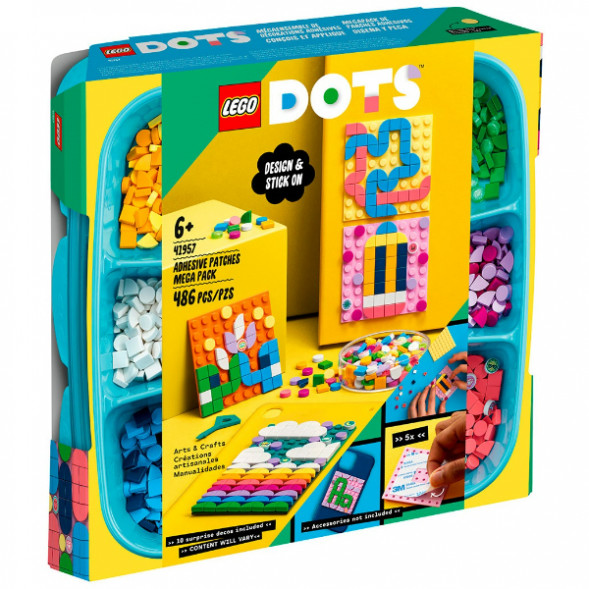 Конструктор LEGO DOTS 41957 Большой набор пластин-наклеек с тайлами в Таганроге