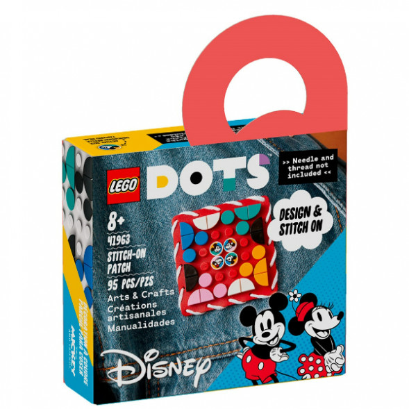 Конструктор LEGO DOTS 41963 Пластина-нашивка с тайлами «Микки и Минни Маус» в Таганроге