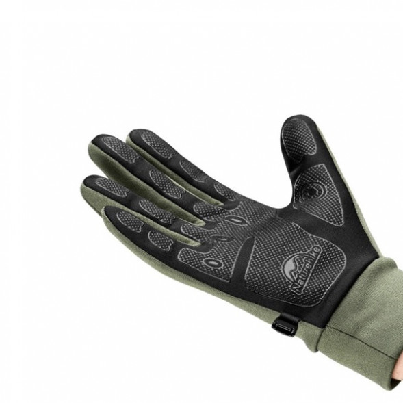 Перчатки сенсорные спортивные Naturehike Outdoor Full Touch GL10 (серый, L) в Таганроге