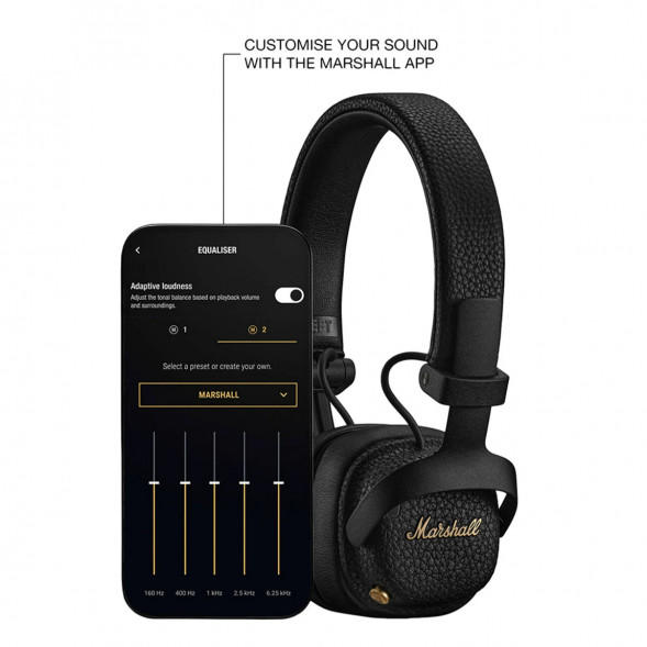 Беспроводные наушники Marshall Milton ANC, Black в Таганроге