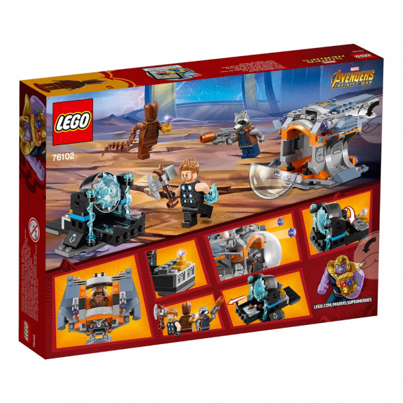 Конструктор LEGO Super Heroes 76102 Война бесконечности: В поисках оружия Тора в Таганроге