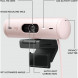 Веб-камера Logitech Brio 500, розовый в Таганроге
