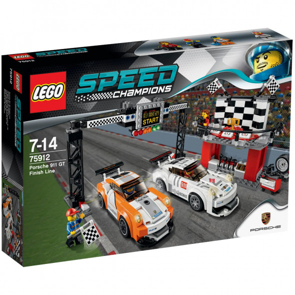 Конструктор LEGO Speed Champions 75912 Финишная линия гонки Porsche 911 GT в Таганроге