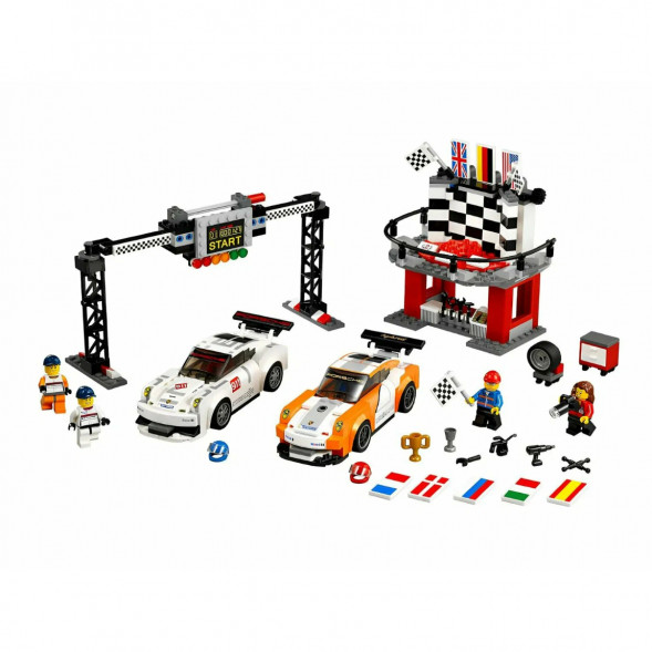 Конструктор LEGO Speed Champions 75912 Финишная линия гонки Porsche 911 GT в Таганроге