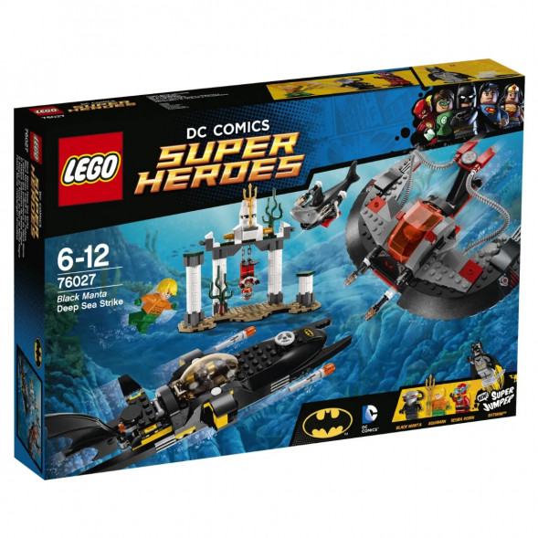Конструктор LEGO Super Heroes 76027 Глубоководная атака Черного Манта в Таганроге