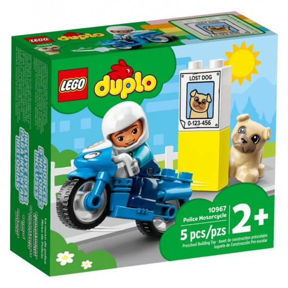 Конструктор LEGO DUPLO 10967 Полицейский мотоцикл в Таганроге
