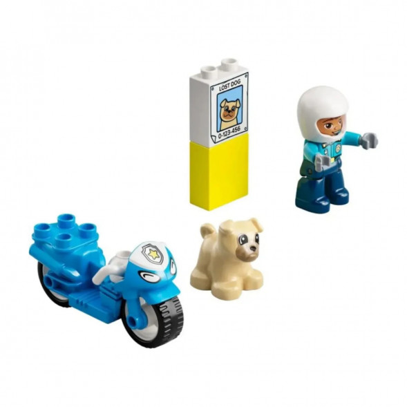 Конструктор LEGO DUPLO 10967 Полицейский мотоцикл в Таганроге