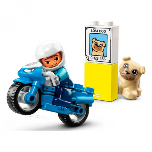 Конструктор LEGO DUPLO 10967 Полицейский мотоцикл в Таганроге