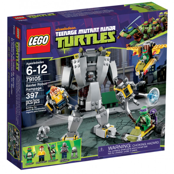 Конструктор LEGO Teenage Mutant Ninja Turtle 79105 Нападение робота Бакстера в Таганроге