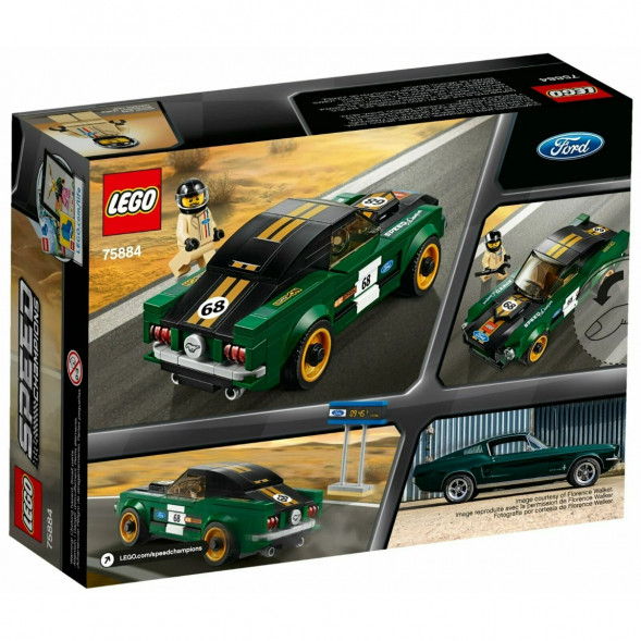 Конструктор LEGO Speed Champions 75884 1968 Ford Mustang Fastback в Таганроге