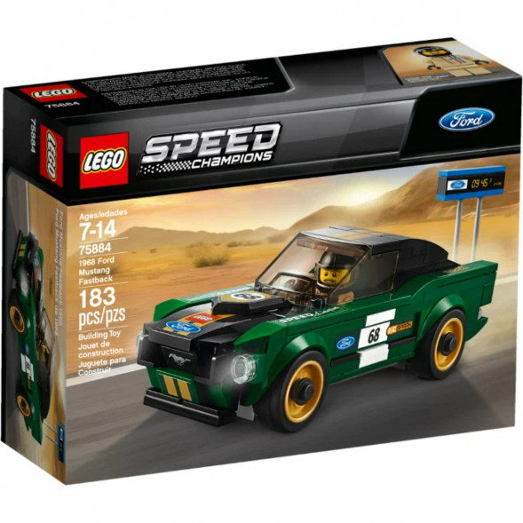 Конструктор LEGO Speed Champions 75884 1968 Ford Mustang Fastback в Таганроге