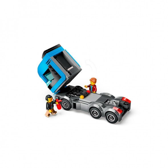 Конструктор LEGO City 60408 Грузовик-автовоз со спортивными автомобилями в Таганроге