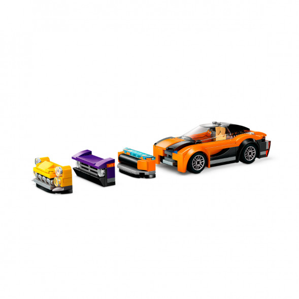 Конструктор LEGO City 60408 Грузовик-автовоз со спортивными автомобилями в Таганроге