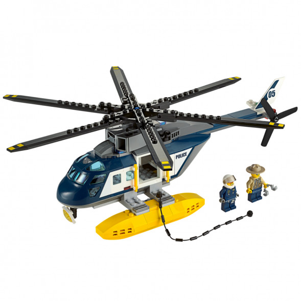 Конструктор LEGO City 60067 Погоня на полицейском вертолёте в Таганроге