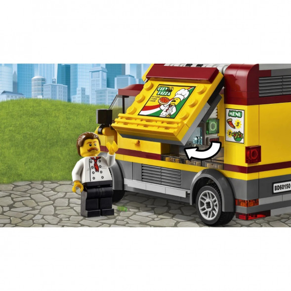 Конструктор LEGO City Great Vehicles 60150 Фургон-пиццерия в Таганроге