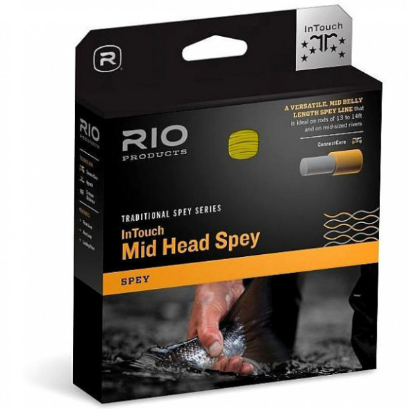 Леска RIO InTouch Mid Head Spey 10/11F 785gr, Green/Orange/Straw в Таганроге