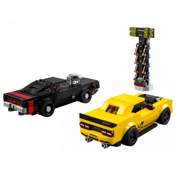 Конструктор LEGO Speed Champions 75893 2018 Dodge Challenger SRT Demon и 1970 Dodge Charger R/T в Таганроге
