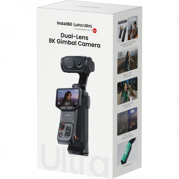 Экшн-камера Insta360 Luna Ultra Standard Combo, Cosmic Black в Таганроге
