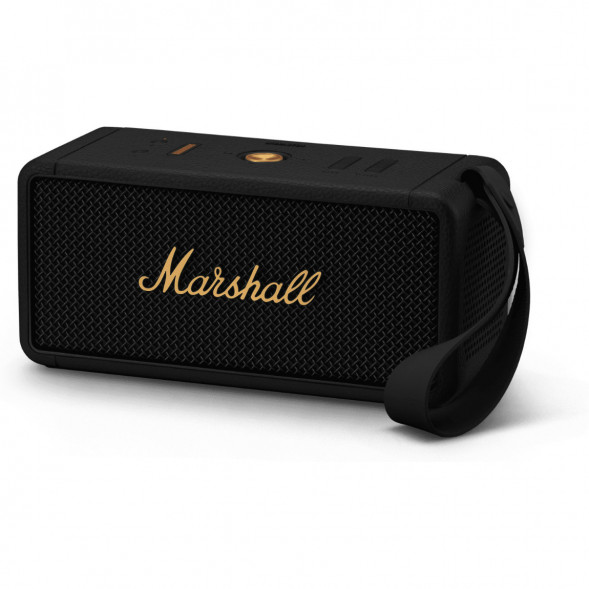 Портативная акустика Marshall Middleton, 60 Вт, черный и латунный в Таганроге