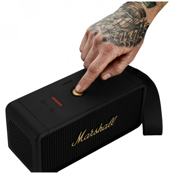 Портативная акустика Marshall Middleton, 60 Вт, черный и латунный в Таганроге