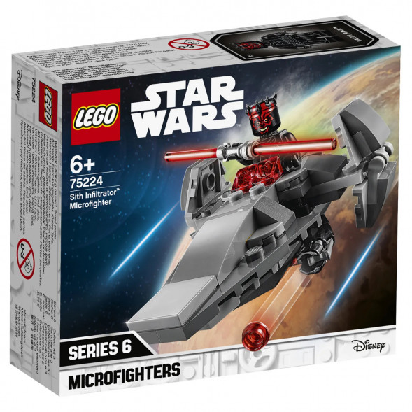 Конструктор LEGO Star Wars 75224 Микрофайтеры Корабль-лазутчик ситхов в Таганроге