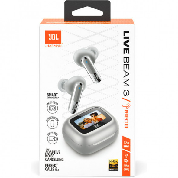 Беспроводные наушники JBL Live Beam 3, Silver в Таганроге