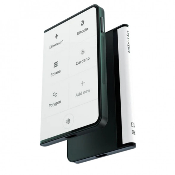 Аппаратный холодный криптокошелек Ledger Stax c чехлом Magnet Shell Black + Recovery Key в Таганроге
