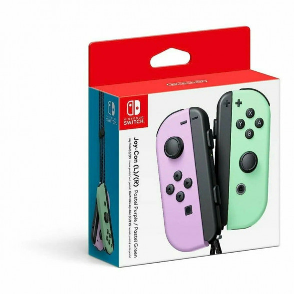 Геймпад Nintendo Switch Joy-Con controllers Duo, пастельный пурпурный / пастельный зеленый в Таганроге