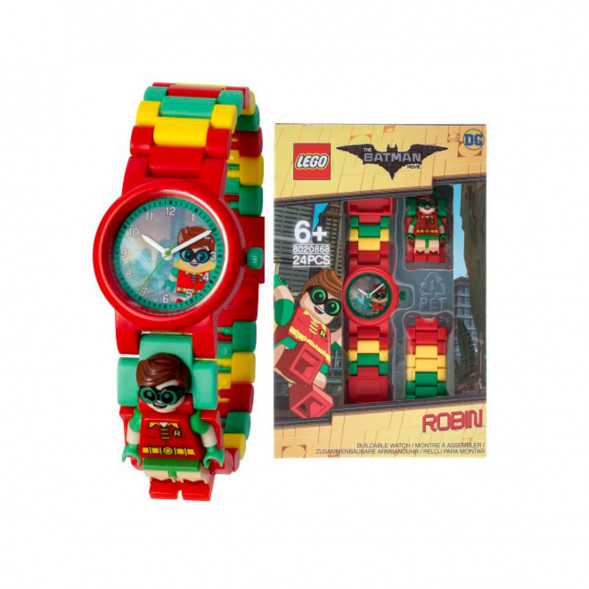 Часы LEGO Super Heroes 8020868 Batman Movie Робин с минифигуркой в Таганроге