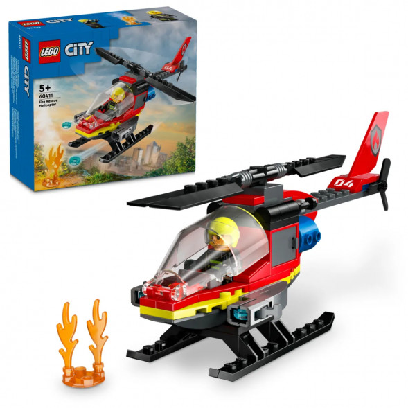 Конструктор LEGO City 60411 Пожарно-спасательный вертолет в Таганроге