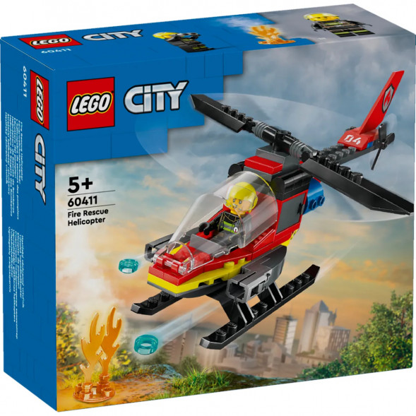 Конструктор LEGO City 60411 Пожарно-спасательный вертолет в Таганроге